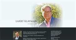 Desktop Screenshot of larryklayman.com